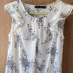 The Limited Sheer Butterfly Blouse Size S